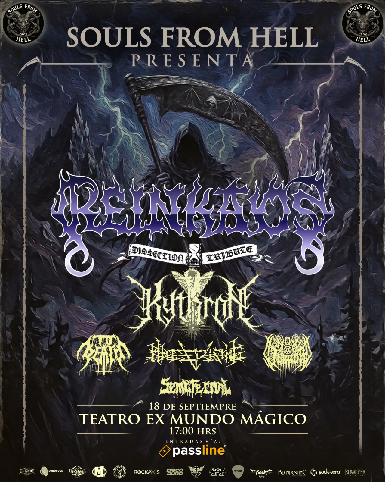 El legado de Dissection en vivo: Reinkaos confirma debut en Chile
